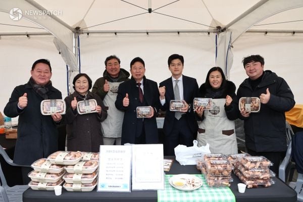 ▲국회서 열린 가평 농특산물 직거래 장터