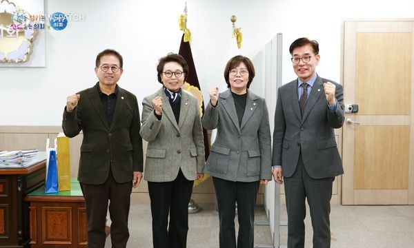 ▲3개시군 의장 양평군의회 방문