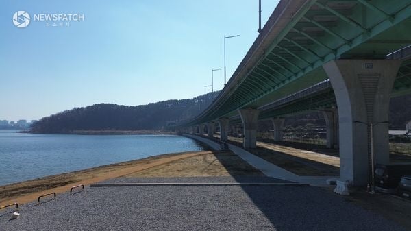 ▲기흥저수지 유휴공간을 활용해 수변공간 조성