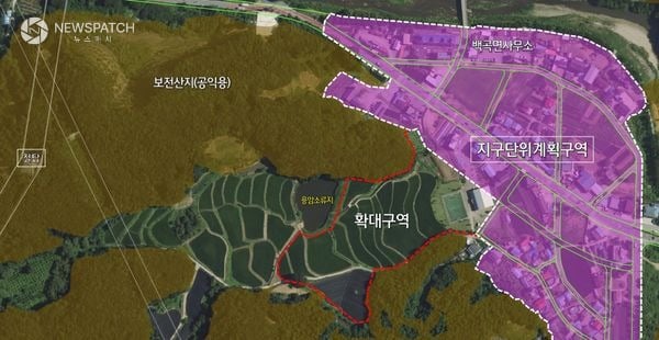 ▲전원주택 단지 위치도