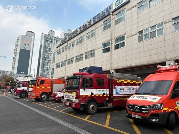 ▲긴급차량 우선신호시스템