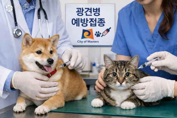 ▲안성시, 2026년 상반기 광견병 예방접종 실시
