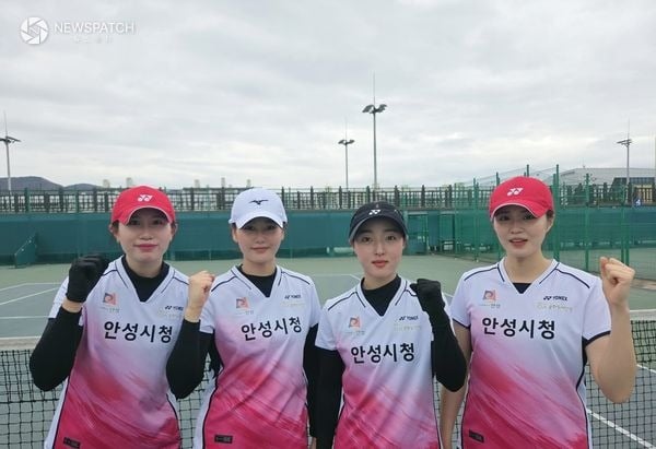 ▲안성시청 소프트테니스팀과 함께 뻗어나가는 대한민국 문화도시 안성