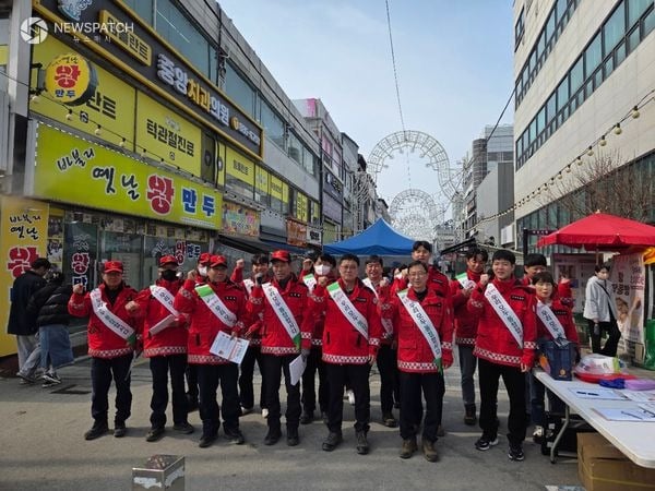 ▲봄철 산불 예방 홍보 캠페인 / 사진제공=여주시