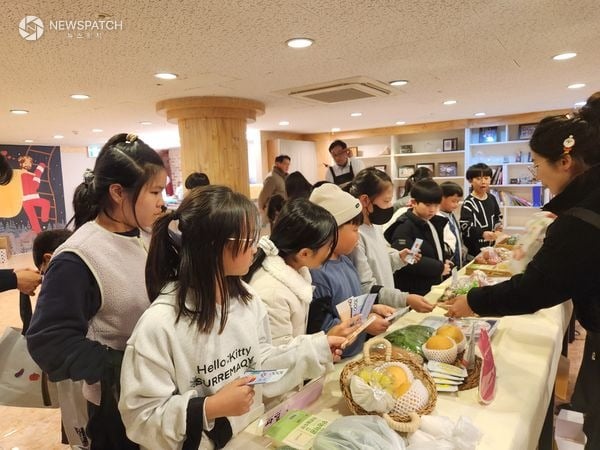 ▲2025년 어린이 농부시장 / 사진제공=아산시 