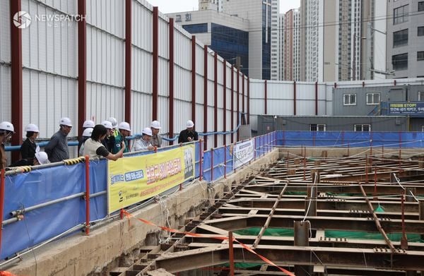 ▲ 별내노인복지관 공사 현장점검 / 사진=남양주시