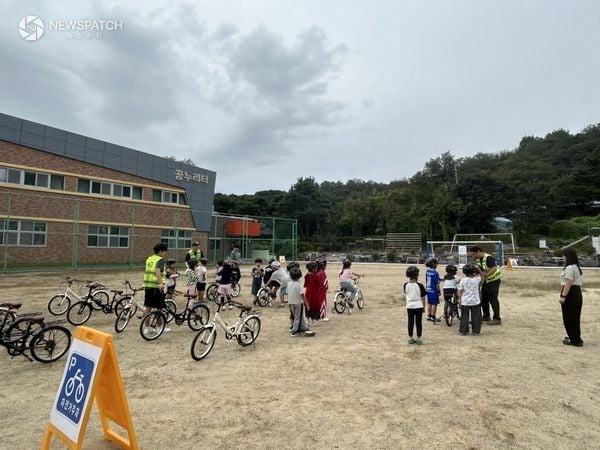 ▲ )찾아가는 자전거안전교육 / 사진=안성시