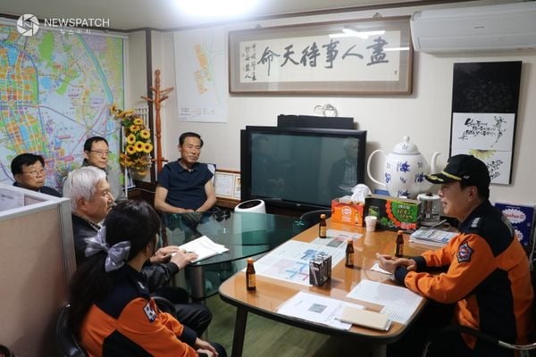 ▲ 물류창고 화재위험 현장 중심 안전지도 / 사진=광명소방서