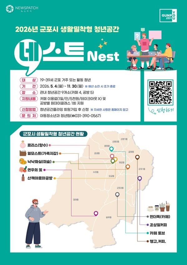 ▲ 청년공간 네스트 / 포스터=