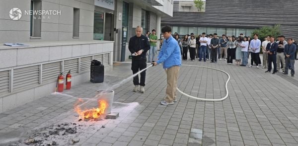 ▲ 자체 소방안전 점검 / 사진=수원시 팔달구