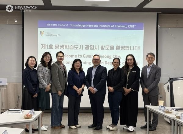 ▲ 평생학습 모델, 해외 학습도시 관계자 / 사진=광명시