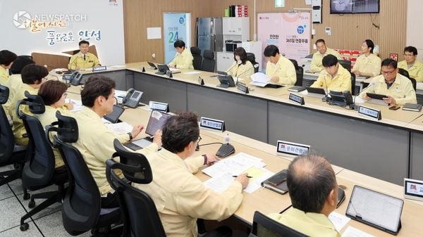 ▲ 안성시 여름철 자연재난 대비 추진사항 보고회 / 사진=안성시