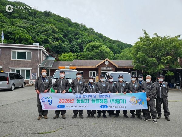 ▲ 돌발해충 선제적 공동방제 실시 / 사진=가평군