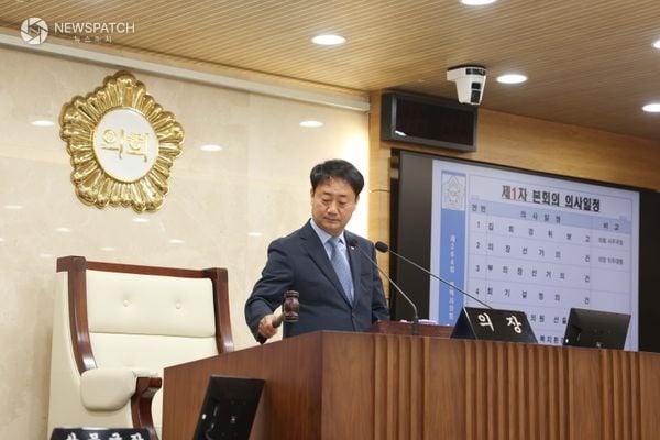 ▲ 제264회 임시회 최재영 의장 / 사진=
