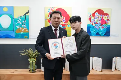 [NP포토]장건우, 파크골프협회 홍보대사 위촉