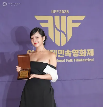 임채이 모델, ‘2025 세계인플루언서대상’ 수상