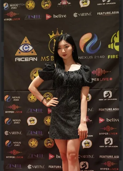 이하은 모델, 글로벌 컨퍼런스 '넥서스2140' 한국 첫 개최 참석 (미스비트코인모델대회)