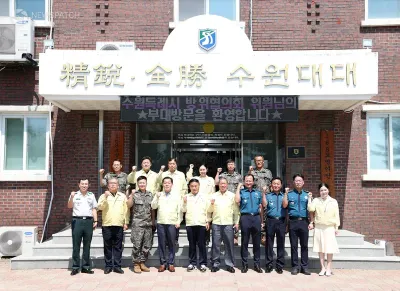 이재식 수원특례시의장, 제2819부대 장병 격려