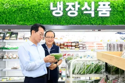 정명근 화성특례시장, 로컬푸드 직매장 유앤아이점 현장 방문