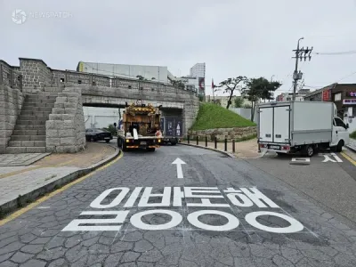 수원 팔달구, 전통시장 불법주정차 해소 위한 일방통행 도로 조성