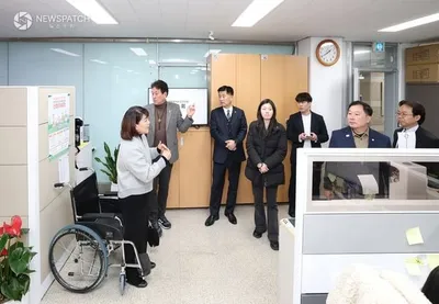 아산시의회 문화복지환경위, “장애인복지과”협소한 사무실 공간 개선 촉구