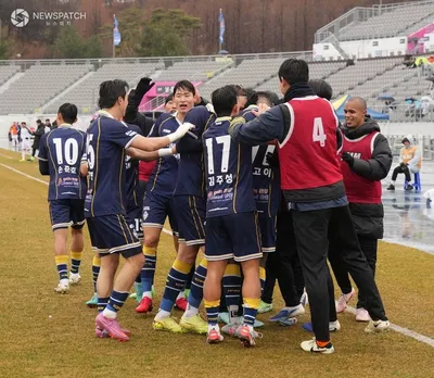 충남아산FC, 창단 7년 만에 개막전 첫 승리