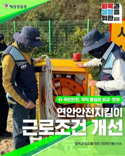 평택해양경찰서, 2026년 ｢연안안전지킴이｣ 모집