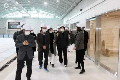 수원특례시의회 문화체육교육위원회, 새천년수영장 리모델링 현장 점검