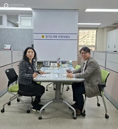 김재훈 경기도의원, “평촌도서관 [재]개관에 따른 면담을 가져”