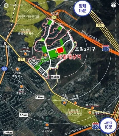 의왕시, 포일2지구 첨단산업 기업 유치 나서