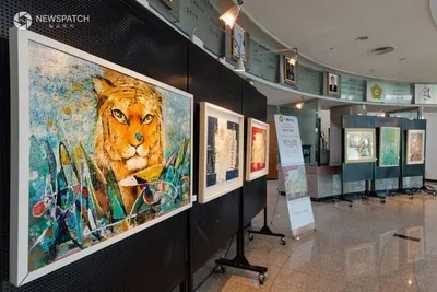 화성특례시의회–ESG메세나 공동주최, ‘움직이는 미술관’ 4월 전시 박상희 작가 초대전 《호랑이 나들이》 개최