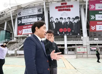 고양특례시의회, BTS 고양콘서트 현장 방문