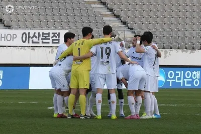 김해FC, 충남아산과 1-1 무승부로 연패 탈출