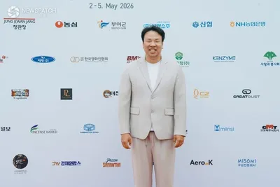 개그맨 오지헌, '제1회 부여국제히스토리영화제' 포토월 MC