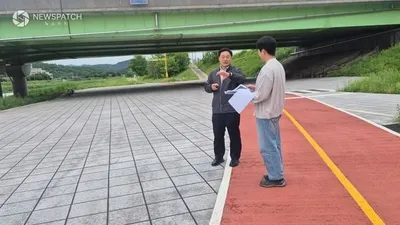고준호 경기도의원, '봉일천 공릉수변광장 현장 점검' 임기 한 달여 남기고 끝까지 챙겨