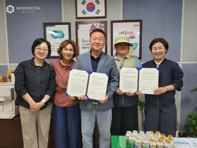 관고동지역사회보장협의체–㈜HY 경원지점 이천점, 홀몸어르신 안부확인 업무협약 체결