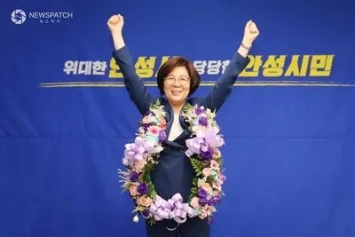 김보라 안성시장 당선, 전국 최초 ‘여성 연임 3선 시장’ 대기록...  “역사적 선택 앞에 더 겸손히 고개 숙일 것”