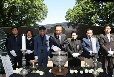 아산시의회, 제71회 현충일 추념식 참석