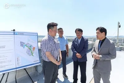 김운남 고양특례시의회 의장, 일산테크노밸리 현장 방문