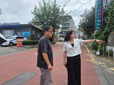 김은수 수원특례시의원, 북수원 시장 현장 점검