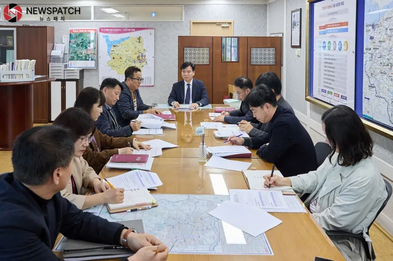 ▲아산시, 둔포 어린이 교통사고 관련 긴급 대책회의