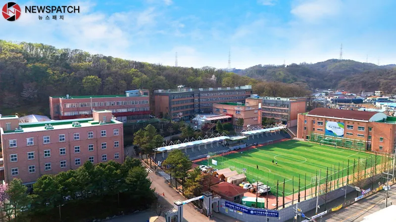 ▲경기자동차과학고등학교 전경 / 사진제공=시흥시