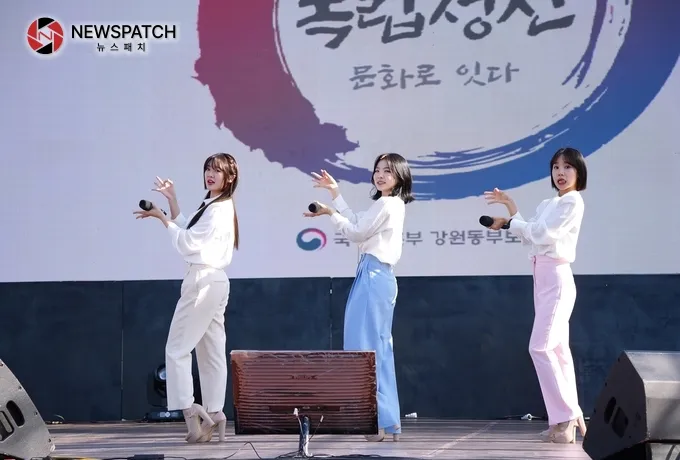  걸그룹 미니마니 ( 최린, 유수현, 한송이 )  [사진=신재철 기자]