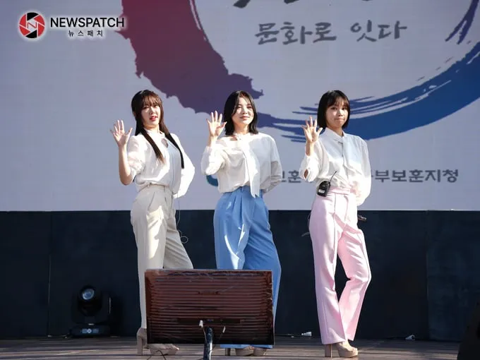 걸그룹 미니마니 ( 최린, 유수현, 한송이 )  [사진=신재철 기자]