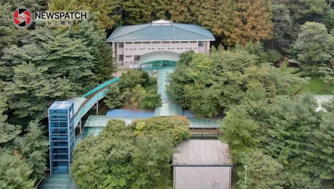 성남시 봉안시설인 추모의 집 제1 추모원) 전경 드론 촬영 성남시 봉안시설인 추모의 집 제1 추모원) 전경 드론 촬영